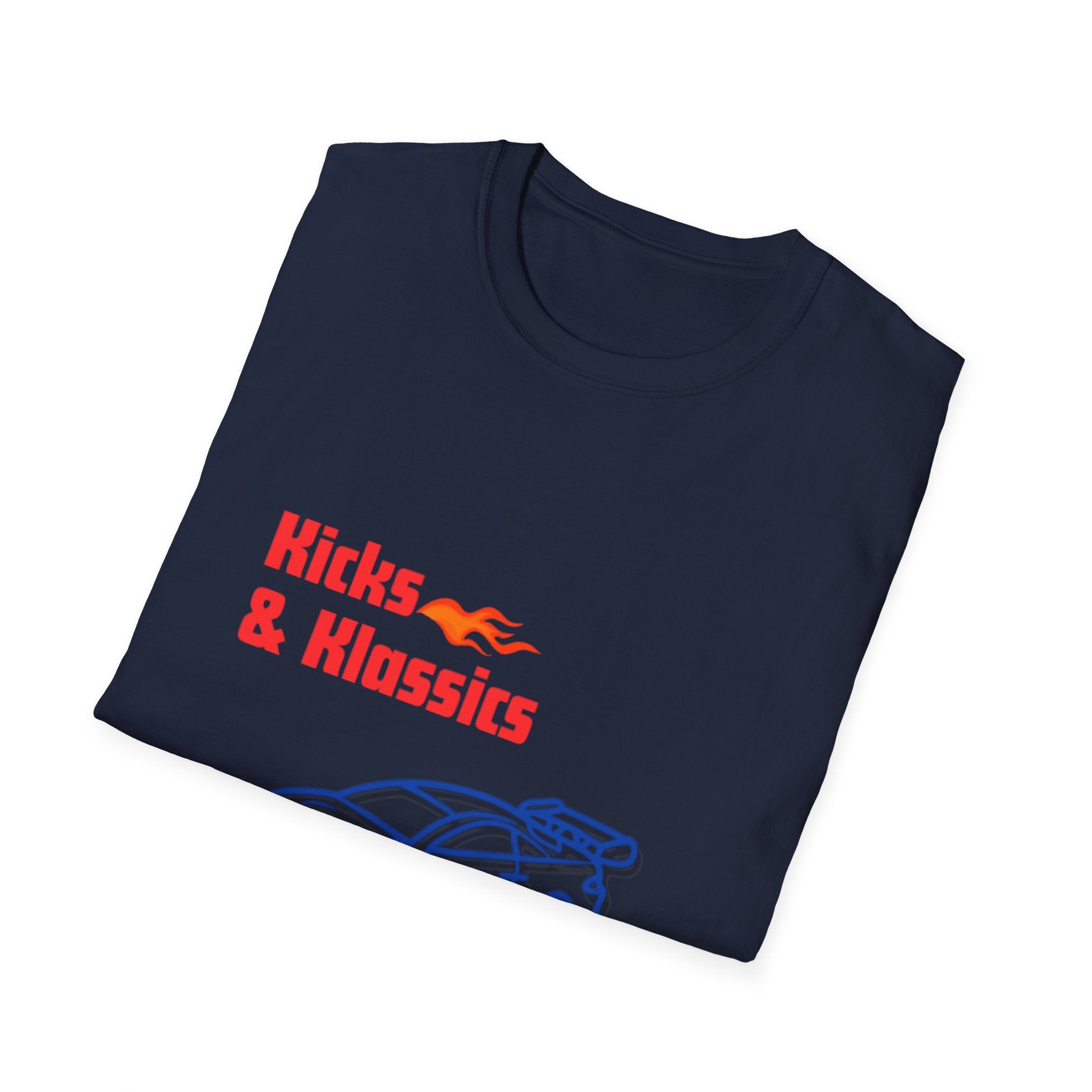 Kicks and Klassics Flame Graphic T-Shirt Adults