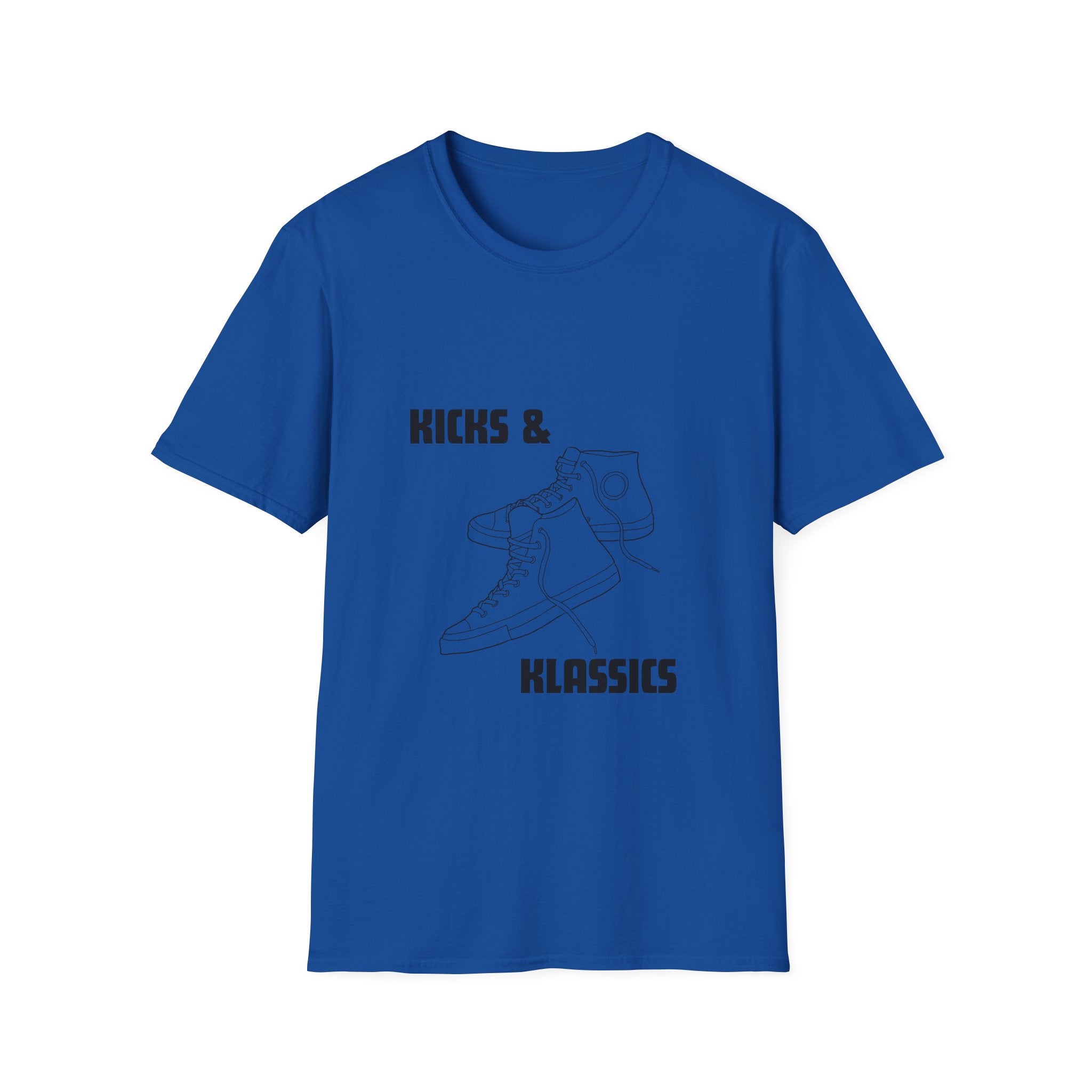 Kicks and Klassics Old School Design- Sneakers Unisex T-Shirt