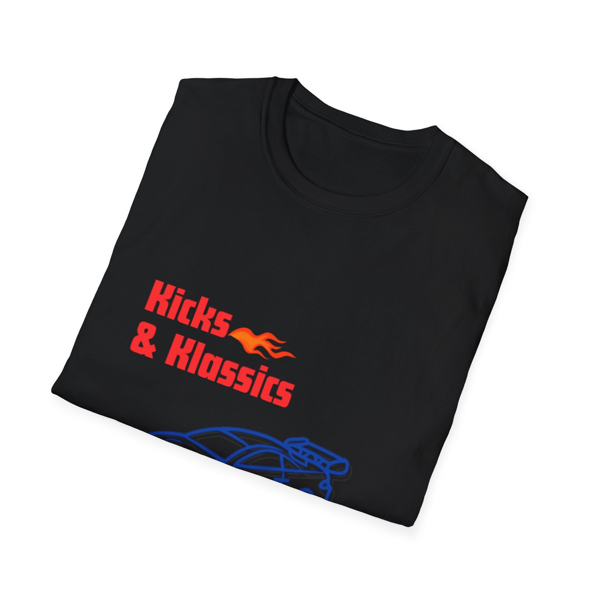 Kicks and Klassics Flame Graphic T-Shirt Adults