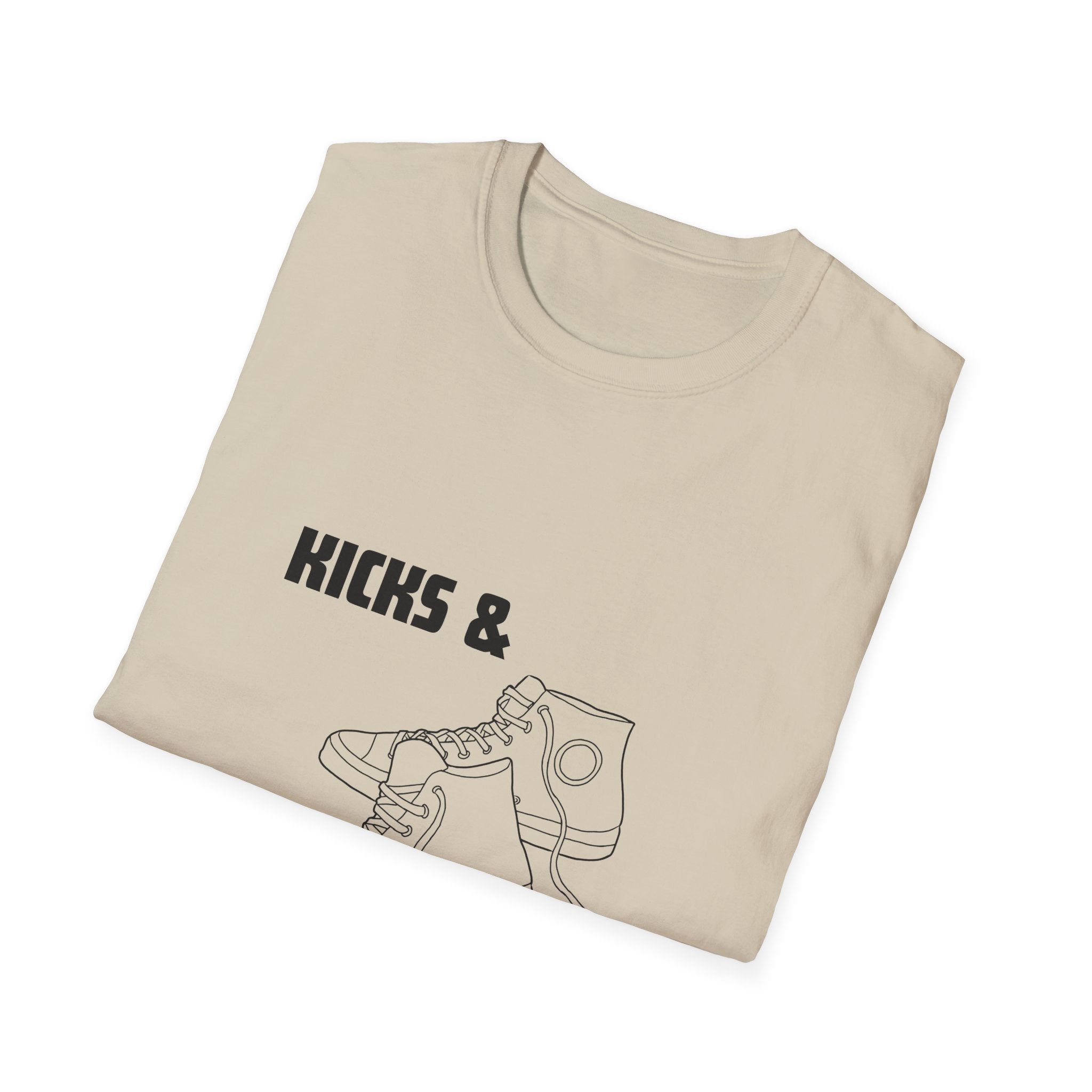 Kicks and Klassics Old School Design- Sneakers Unisex T-Shirt