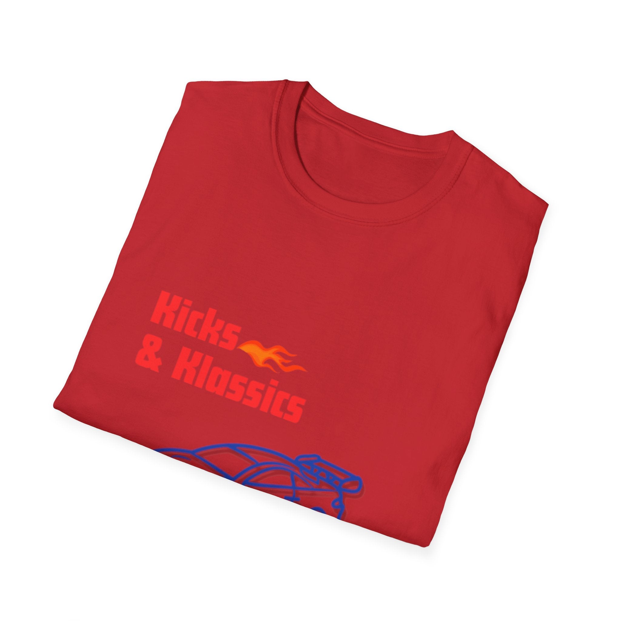 Kicks and Klassics Flame Graphic T-Shirt Adults
