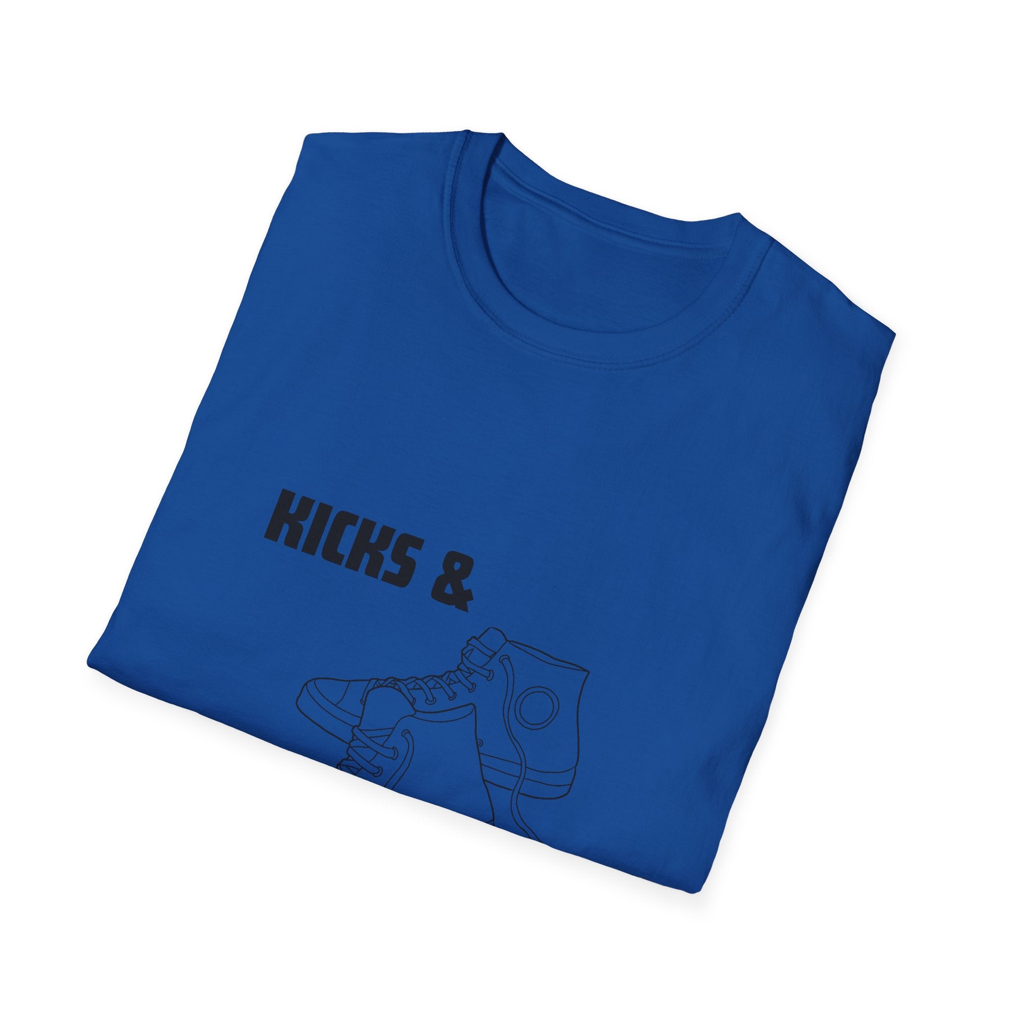 Kicks and Klassics Old School Design- Sneakers Unisex T-Shirt